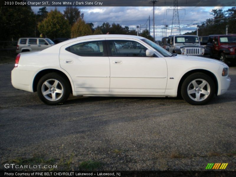 Stone White / Dark Slate Gray 2010 Dodge Charger SXT