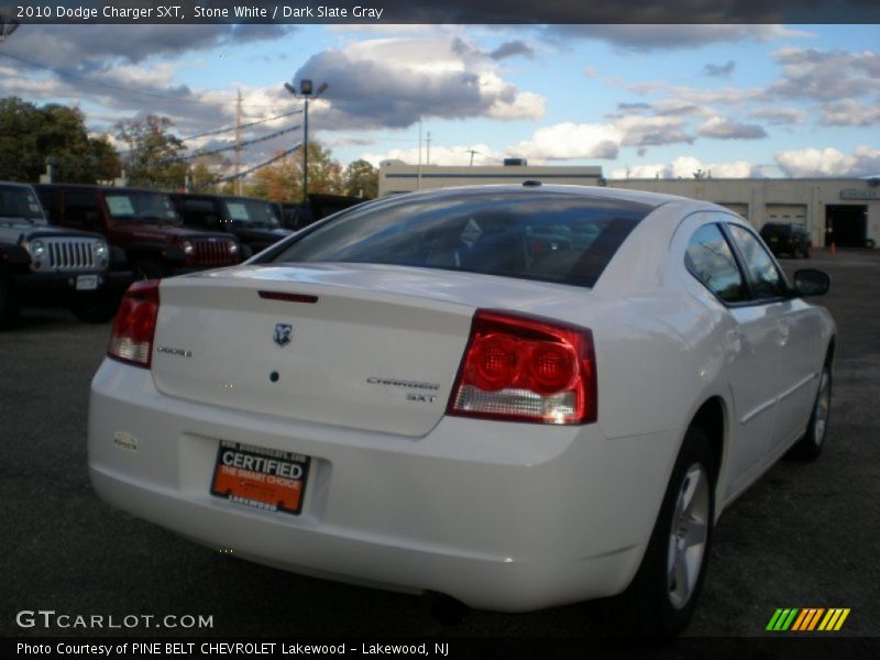Stone White / Dark Slate Gray 2010 Dodge Charger SXT