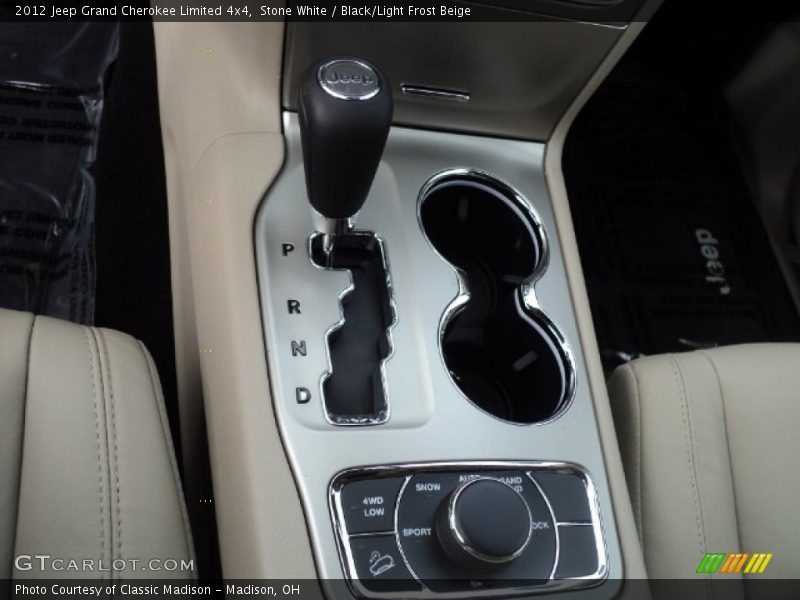  2012 Grand Cherokee Limited 4x4 5 Speed Automatic Shifter