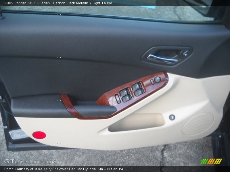 Carbon Black Metallic / Light Taupe 2009 Pontiac G6 GT Sedan