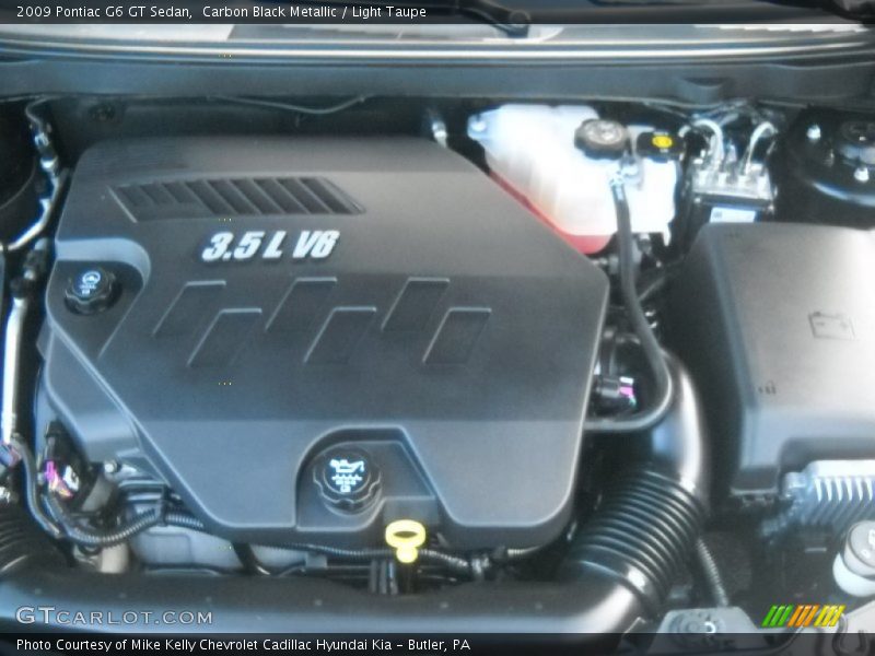 Carbon Black Metallic / Light Taupe 2009 Pontiac G6 GT Sedan