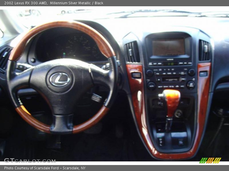 Millennium Silver Metallic / Black 2002 Lexus RX 300 AWD