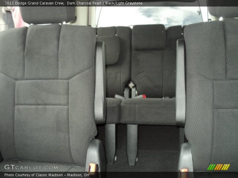 Dark Charcoal Pearl / Black/Light Graystone 2012 Dodge Grand Caravan Crew