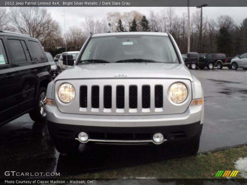 Bright Silver Metallic / Dark Slate Gray 2012 Jeep Patriot Limited 4x4