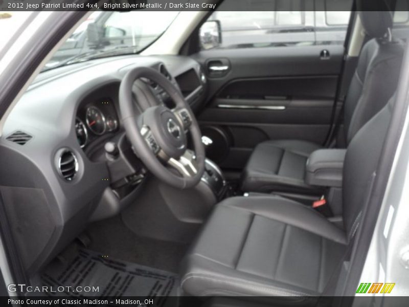 Bright Silver Metallic / Dark Slate Gray 2012 Jeep Patriot Limited 4x4