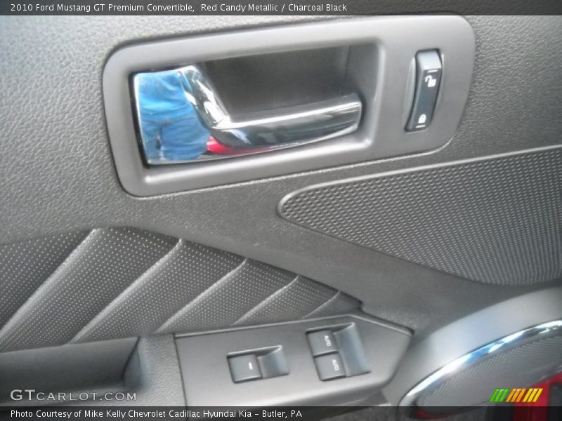 Red Candy Metallic / Charcoal Black 2010 Ford Mustang GT Premium Convertible
