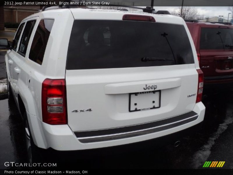 Bright White / Dark Slate Gray 2012 Jeep Patriot Limited 4x4