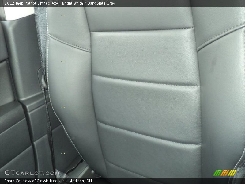 Bright White / Dark Slate Gray 2012 Jeep Patriot Limited 4x4