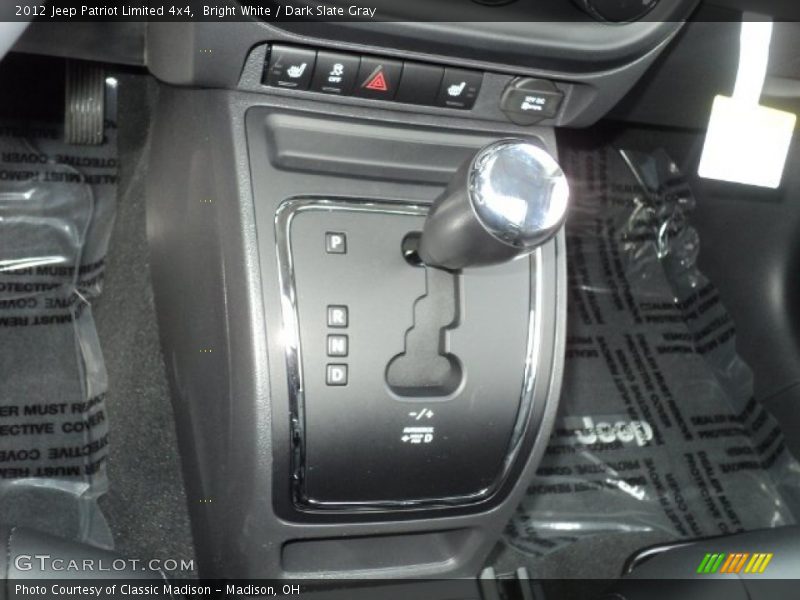  2012 Patriot Limited 4x4 CVT II Automatic Shifter
