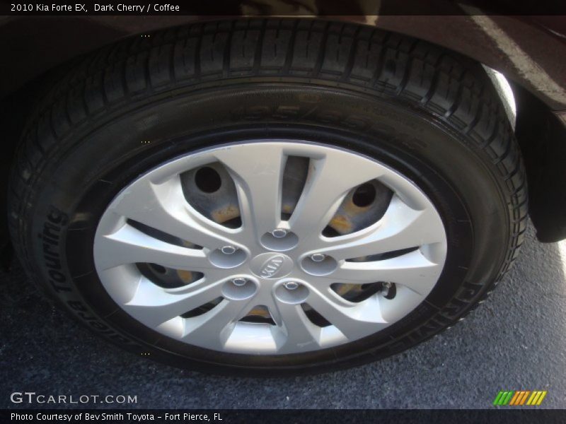 Dark Cherry / Coffee 2010 Kia Forte EX
