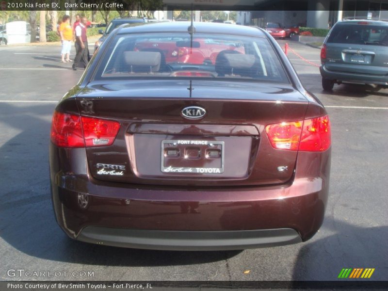 Dark Cherry / Coffee 2010 Kia Forte EX