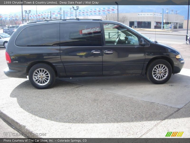 Deep Slate Pearl / Mist Gray 1999 Chrysler Town & Country Limited
