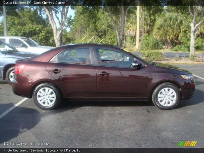 Dark Cherry / Coffee 2010 Kia Forte EX