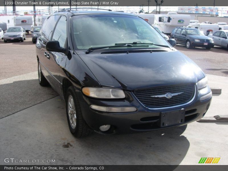 Deep Slate Pearl / Mist Gray 1999 Chrysler Town & Country Limited