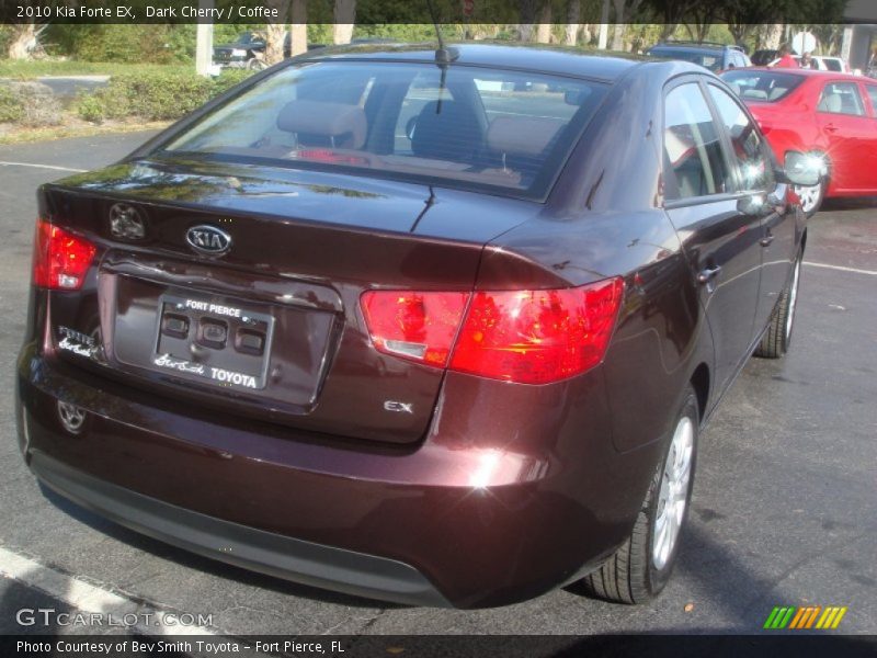 Dark Cherry / Coffee 2010 Kia Forte EX
