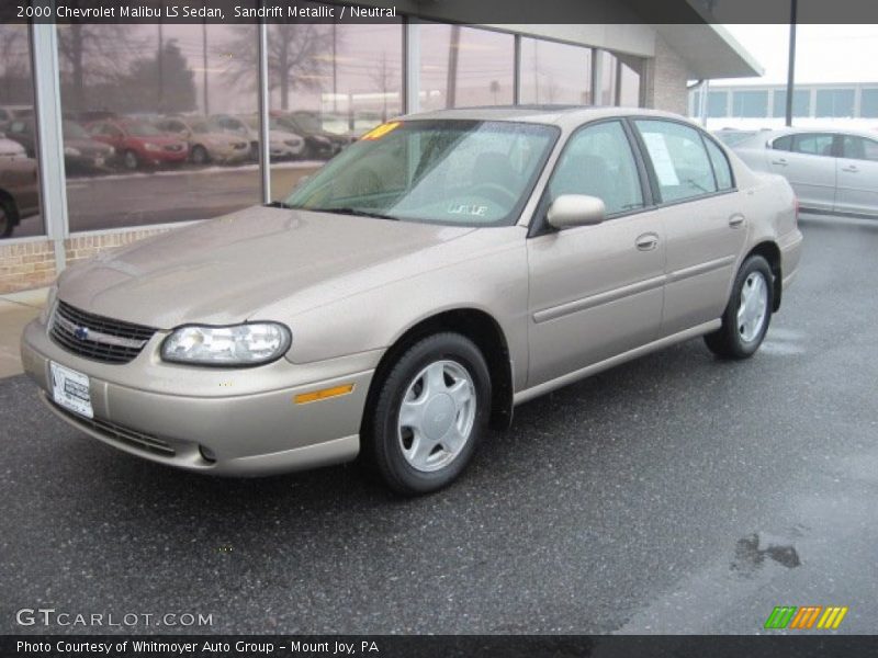 Sandrift Metallic / Neutral 2000 Chevrolet Malibu LS Sedan