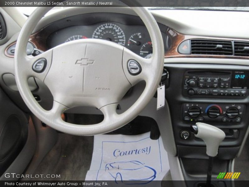 Sandrift Metallic / Neutral 2000 Chevrolet Malibu LS Sedan