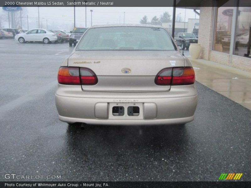 Sandrift Metallic / Neutral 2000 Chevrolet Malibu LS Sedan
