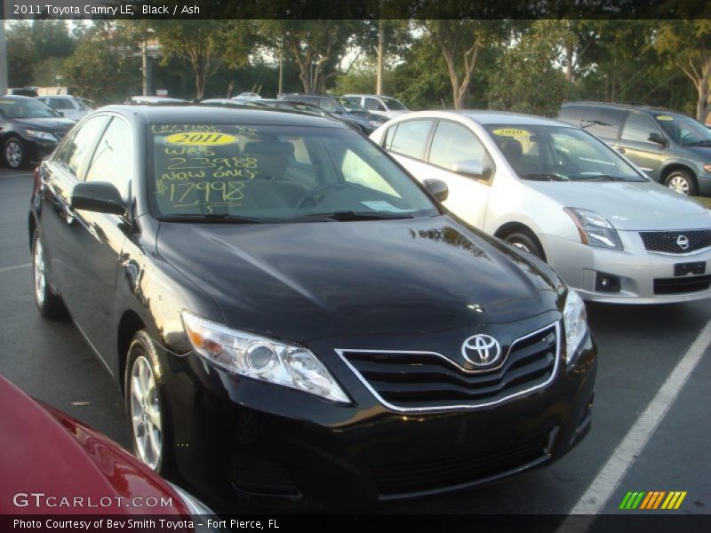 Black / Ash 2011 Toyota Camry LE