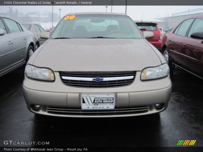 Sandrift Metallic / Neutral 2000 Chevrolet Malibu LS Sedan