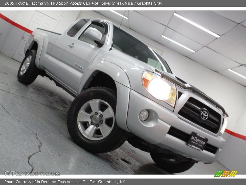 Silver Streak Mica / Graphite Gray 2005 Toyota Tacoma V6 TRD Sport Access Cab 4x4