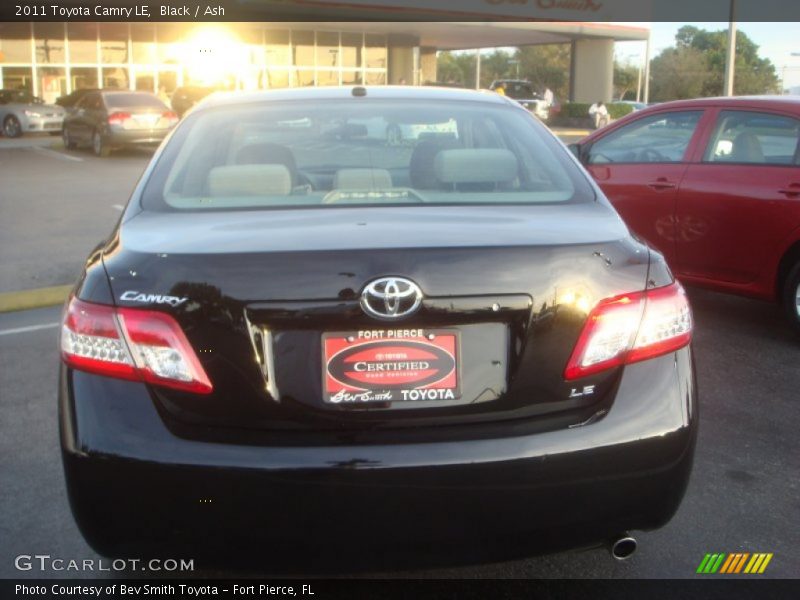 Black / Ash 2011 Toyota Camry LE