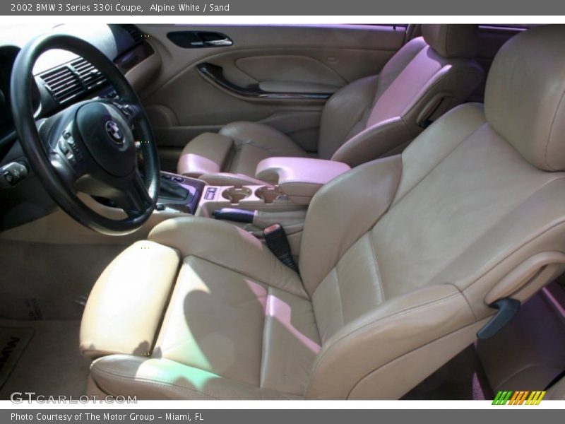 Alpine White / Sand 2002 BMW 3 Series 330i Coupe