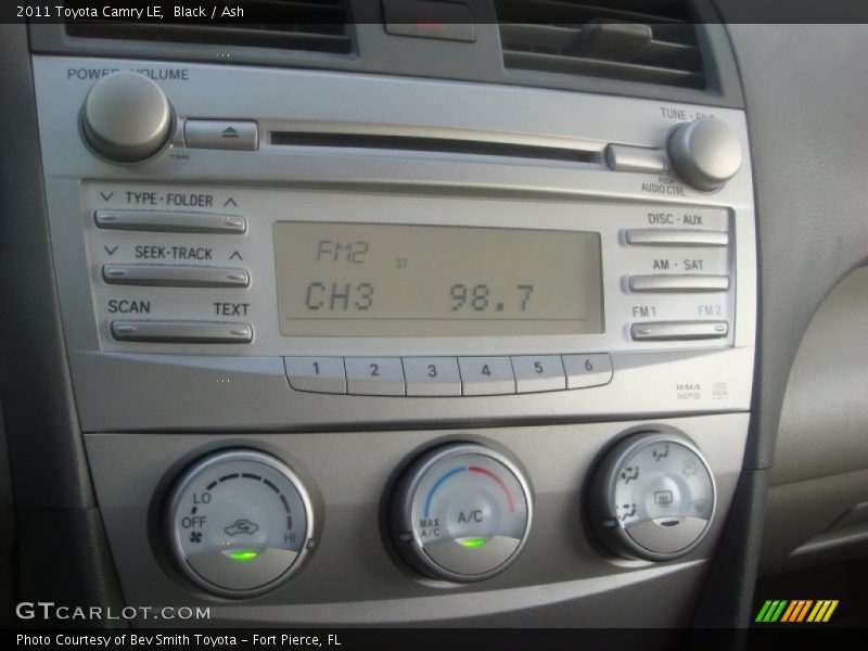 Black / Ash 2011 Toyota Camry LE
