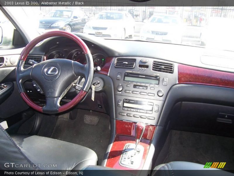 Alabaster Metallic / Black 2003 Lexus ES 300