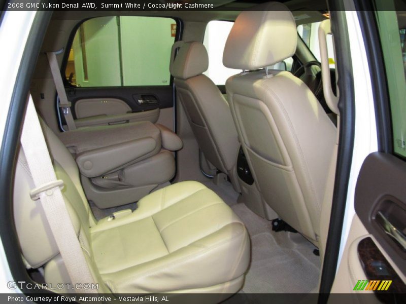 Summit White / Cocoa/Light Cashmere 2008 GMC Yukon Denali AWD