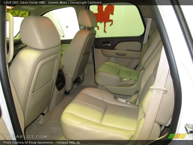 Summit White / Cocoa/Light Cashmere 2008 GMC Yukon Denali AWD