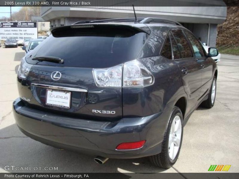 Flint Gray Mica / Black 2005 Lexus RX 330 AWD