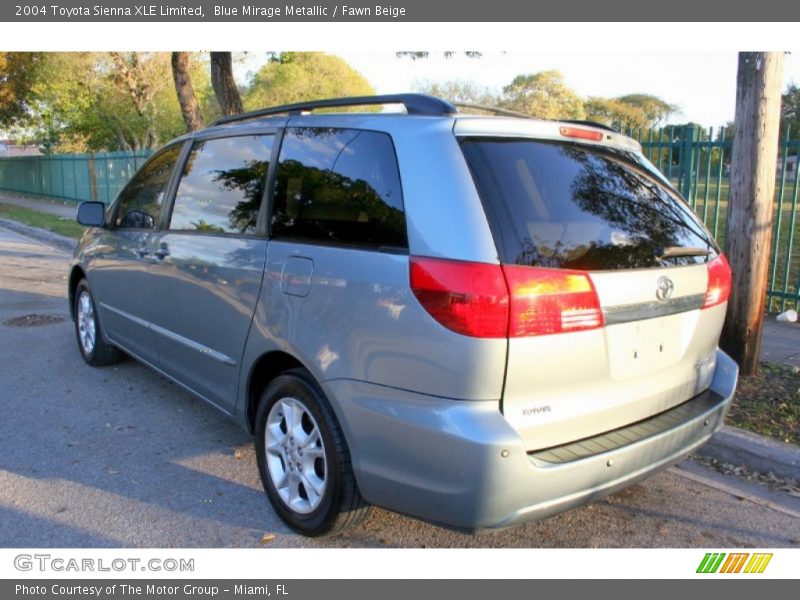 Blue Mirage Metallic / Fawn Beige 2004 Toyota Sienna XLE Limited