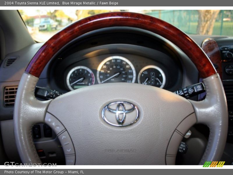 Blue Mirage Metallic / Fawn Beige 2004 Toyota Sienna XLE Limited