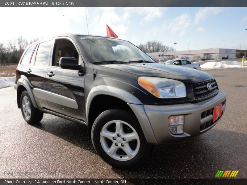 Black / Gray 2001 Toyota RAV4 4WD