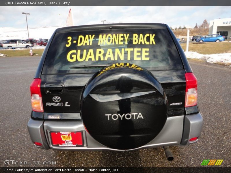 Black / Gray 2001 Toyota RAV4 4WD