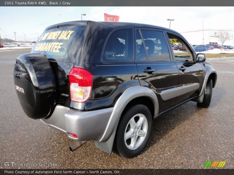 Black / Gray 2001 Toyota RAV4 4WD