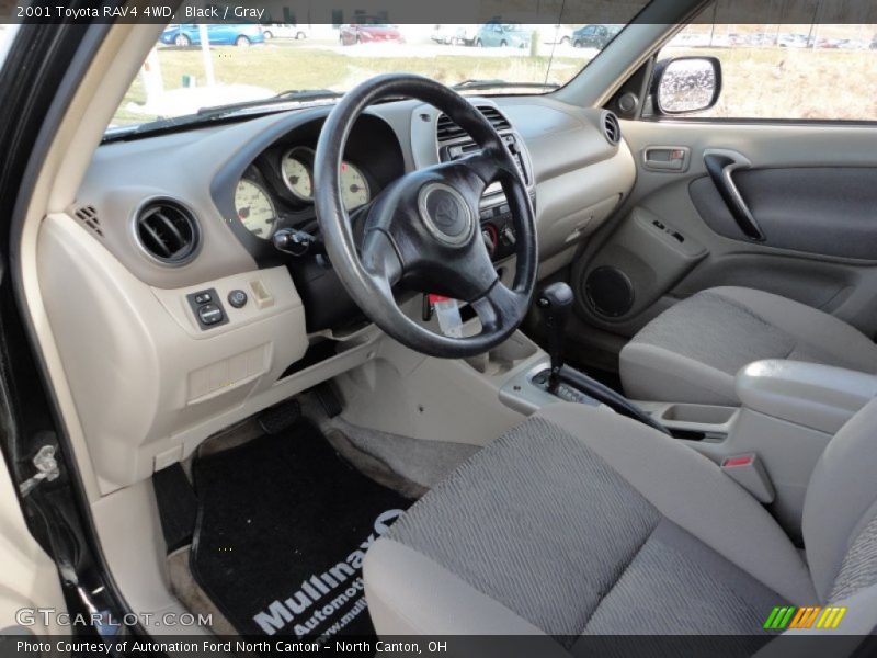 Black / Gray 2001 Toyota RAV4 4WD