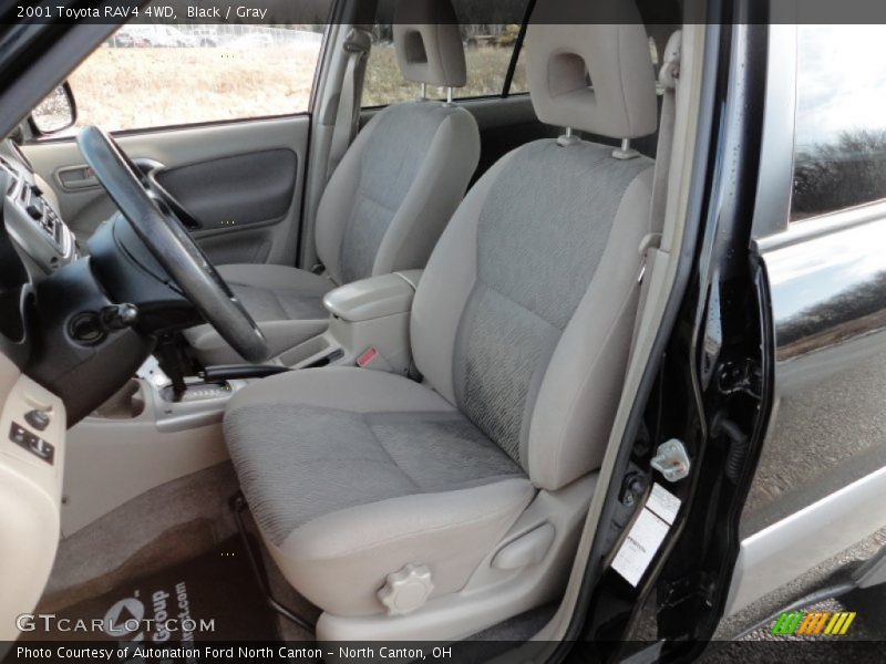 Black / Gray 2001 Toyota RAV4 4WD