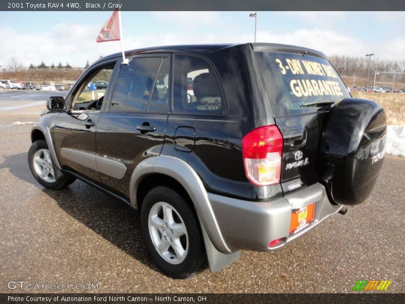 Black / Gray 2001 Toyota RAV4 4WD