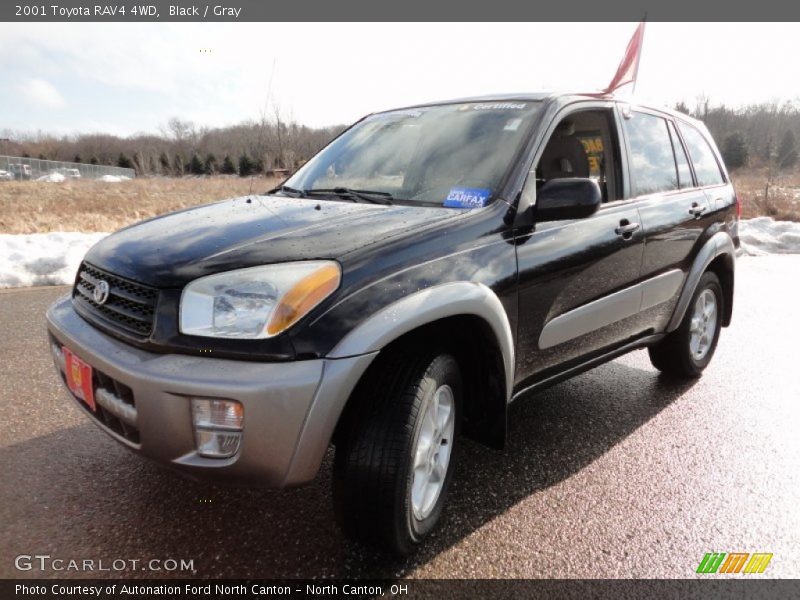 Black / Gray 2001 Toyota RAV4 4WD