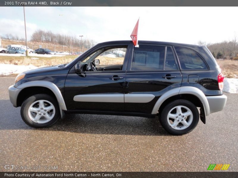 Black / Gray 2001 Toyota RAV4 4WD