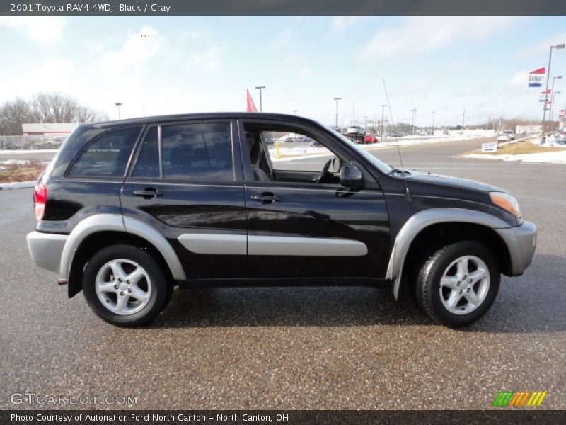 Black / Gray 2001 Toyota RAV4 4WD