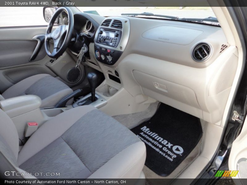 Black / Gray 2001 Toyota RAV4 4WD
