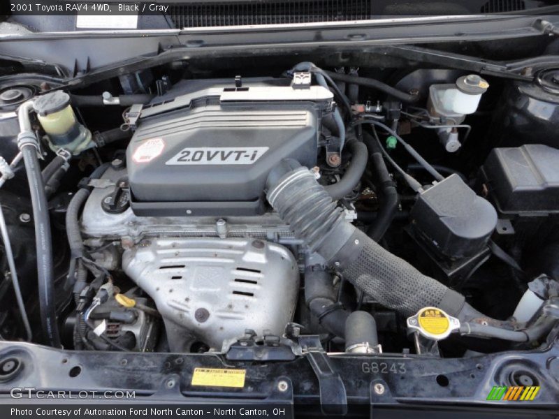 Black / Gray 2001 Toyota RAV4 4WD