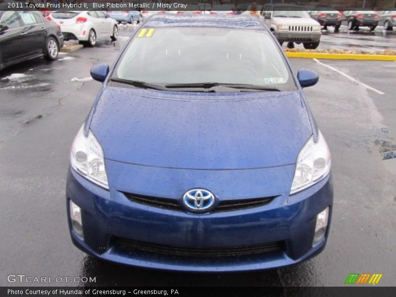 Blue Ribbon Metallic / Misty Gray 2011 Toyota Prius Hybrid II