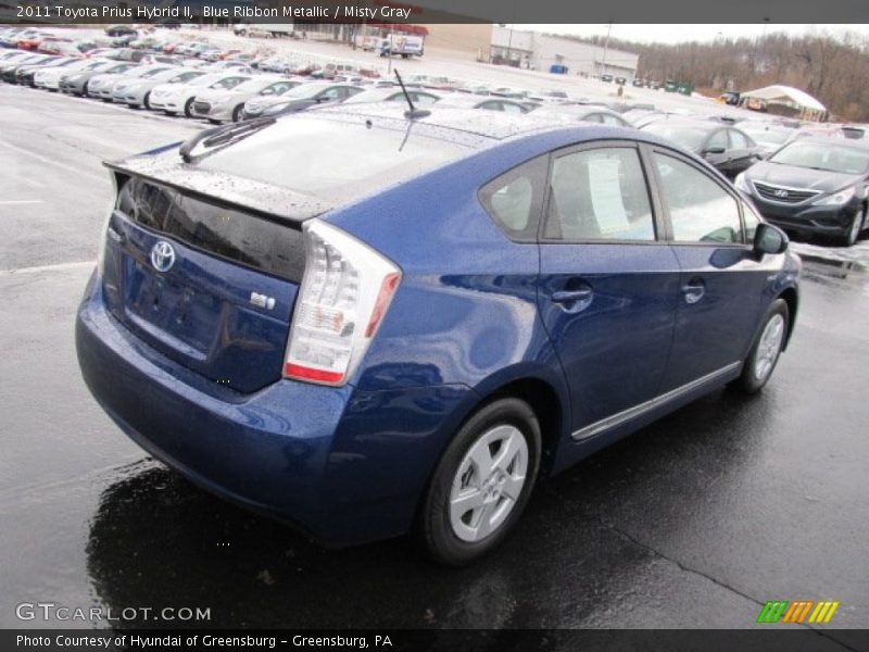 Blue Ribbon Metallic / Misty Gray 2011 Toyota Prius Hybrid II