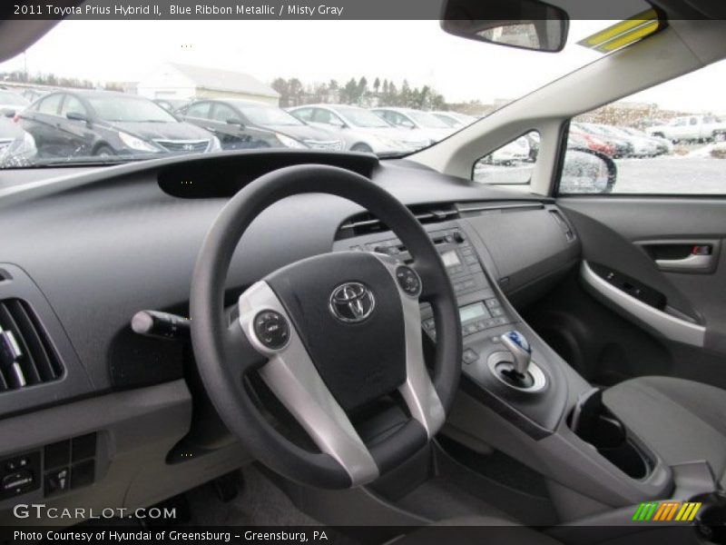  2011 Prius Hybrid II Misty Gray Interior