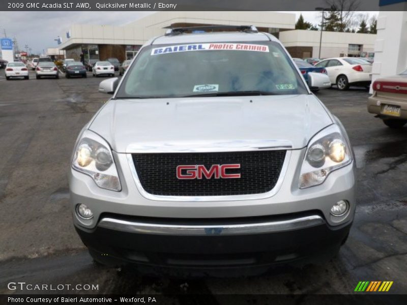 Quicksilver Metallic / Ebony 2009 GMC Acadia SLT AWD