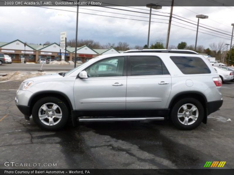 Quicksilver Metallic / Ebony 2009 GMC Acadia SLT AWD